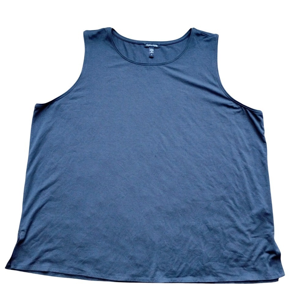 New Cond. Eileen Fisher Tank Top  3X Gray Tencel‎ Lyocell Blend